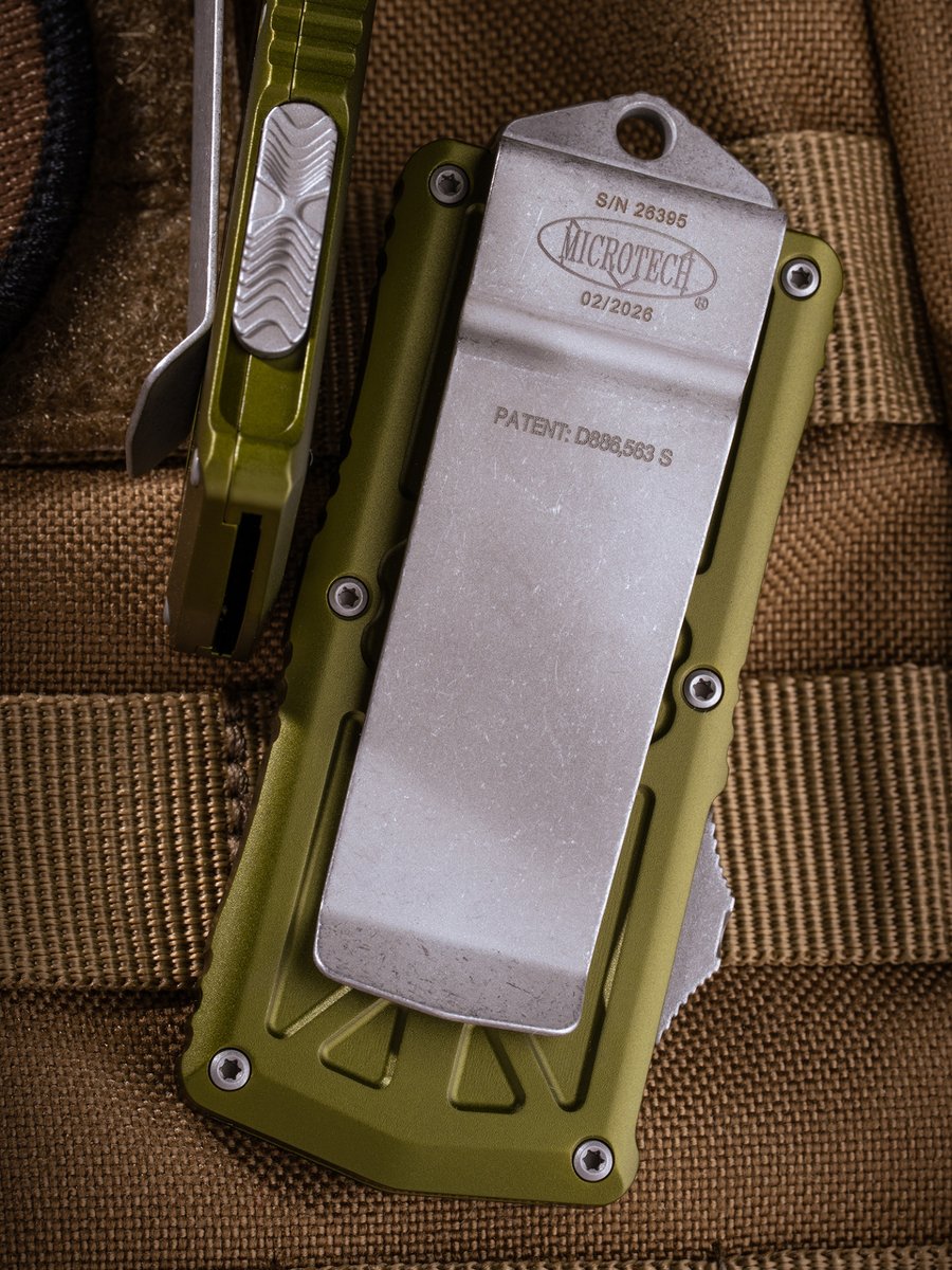 microtechknives's tweet image. Introducing the Microtech® Exocet® D/E OD Green with a 1.94" California-legal Apocalyptic® blade. This innovative automatic OTF discreetly conceals a legal blade and doubles as a money clip—perfect for everyday carry.

#MicrotechKnives #Exocet #Apocalyptic #OTF #EDC #USAMade #EXO