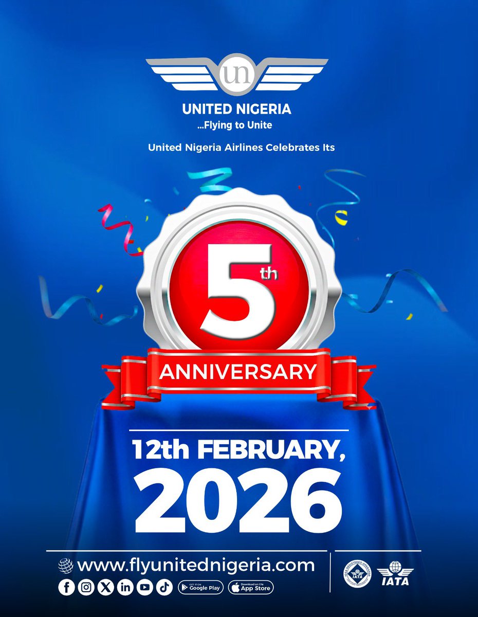 papilokanu's tweet image. KAN U BELIEVE IT. Congratulations congratulations HAPPY 5Th ANNIVERSARY @flyunitednigeria many more years 🙏 Happy to be part of it #thankgod #legend #realiable