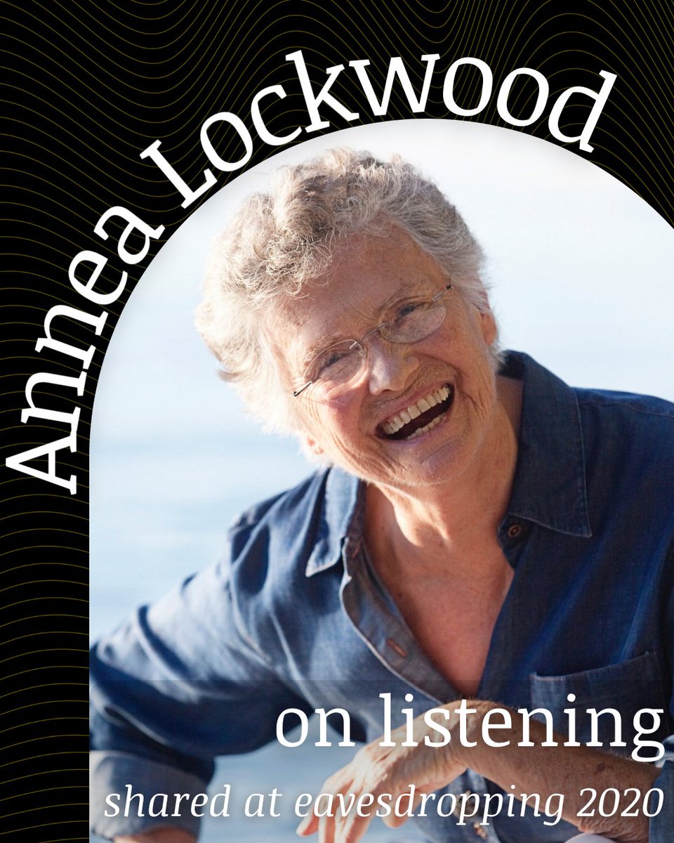eavesdroppingLN's tweet photo. Annea Lockwood shared this text with us during the round-table discussion on ‘The Climate Crisis &amp; Eco-composition’ in 2020. You can hear Annea read it on our YouTube channel:

https://t.co/tUJUhrwlQT https://t.co/4ZO1vu1Ll0