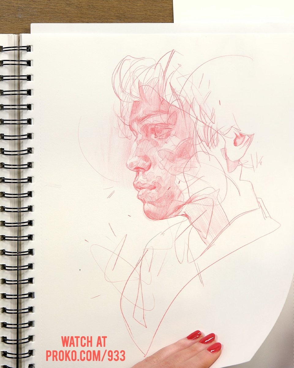 prokotv's tweet photo. New Sketchbook tour with @eleezaart ! She struggled with its paper. But instead of tossing it out, she ADAPTED 💪

She shifted toward a flat Art Nouveau style to make it work. Learn why keeping a difficult sketchbook can help develop your style.

🔗 https://t.co/gtvEYrRzWr https://t.co/75hTI1X5G4