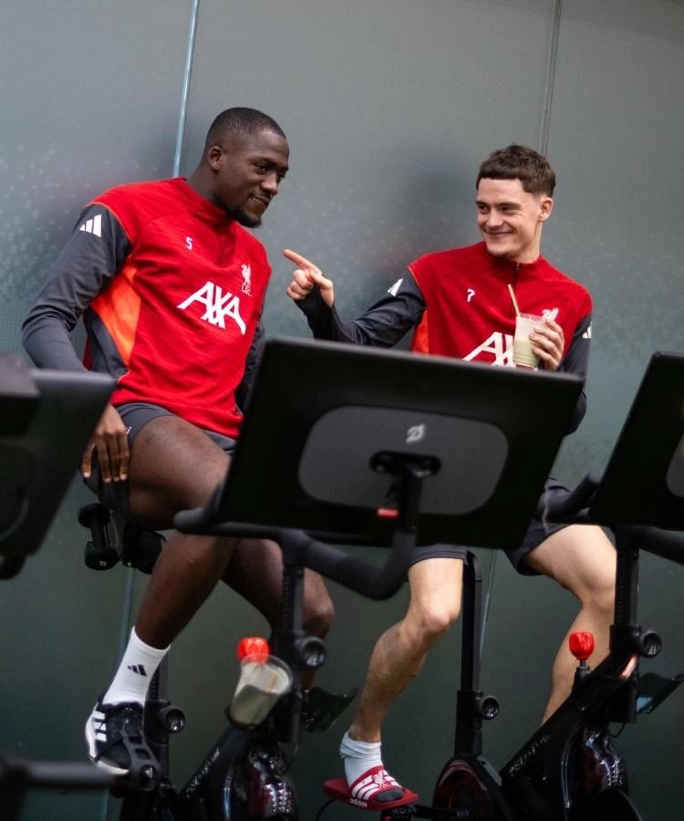 Ibou &amp; Flo at the AXA today 🇫🇷🇩🇪