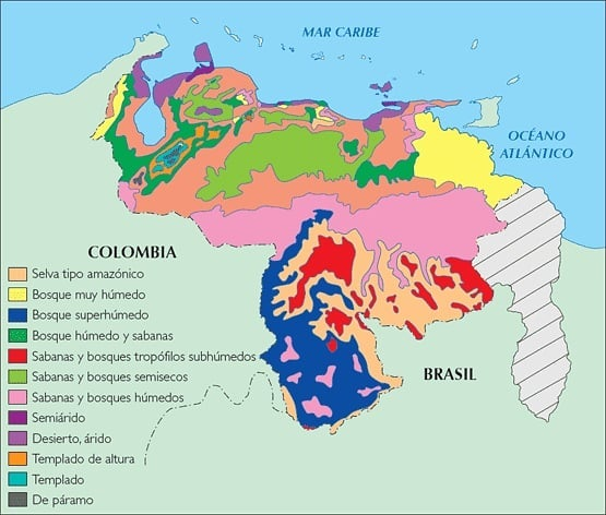 Santpin23's tweet photo. @Alevet7 @fertxosmith @luis1210 Regiones Climáticas de Venezuela https://t.co/dRYXoSNOu7
