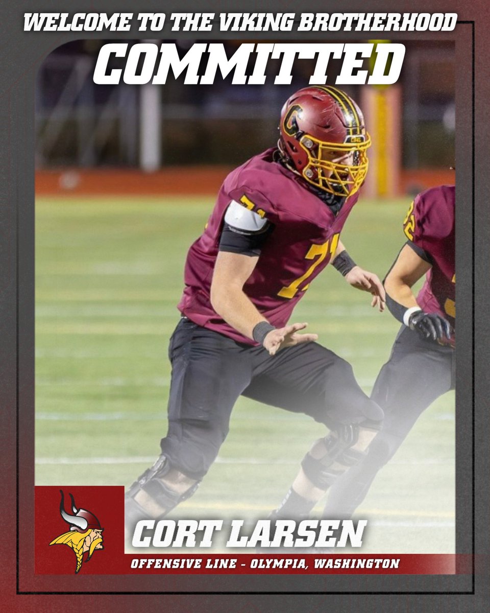 cortlarsen4's tweet photo. After a great conversation with @CoachBeierle I  am proud to say I will be committing to Valley City State University! Go viks! https://t.co/bU0ua8hiy0
