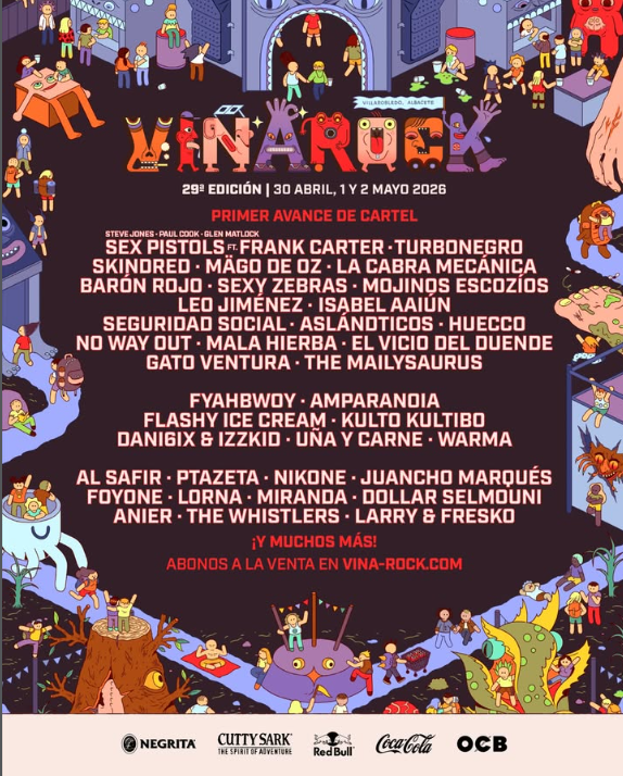 Tras un mes en silencio, ayer el Viña Rock actualizó su cartel. No fue para anunciar nuevas incorporaciones.
Han desaparecido tres nombres más: Juancho Marqués, Flashy Ice Cream y la marca de papel de fumar OCB.