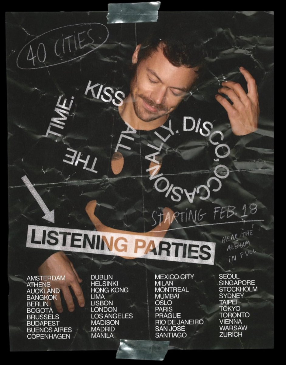 hstqla's tweet photo. nem acredito que vou conseguir ir na listening party do álbum novo do harry aqui em madrid https://t.co/eekE9rENT7