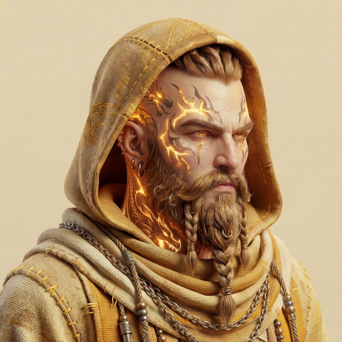 I want to share something deeply personal today.

This is a new face that will enter the Realm and one of the faces that will replace the art of my project <a href="/Xanderia_realm/">Xanderia</a> 

When I first started this project, the art represented an idea, something raw. It carried the energy of