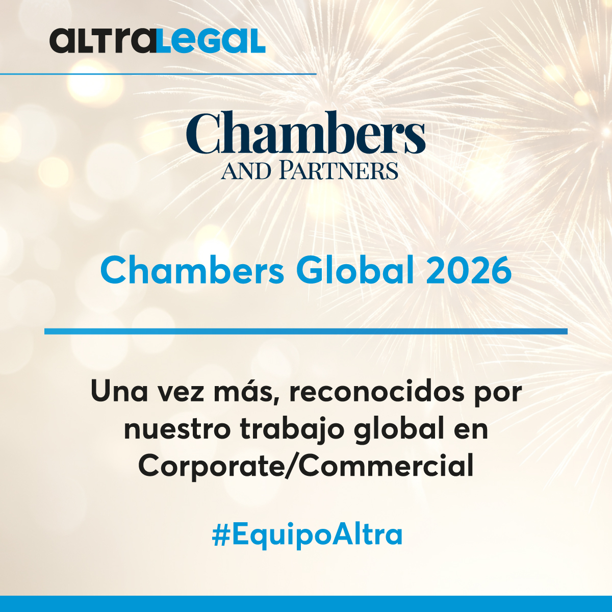 AltraLegal's tweet photo. 🏆 Altra Legal en Chambers Global 2026: Corporate/Commercial – Paraguay

Mantener esta posición en una de las guías más exigentes del sector confirma la solidez de nuestro trabajo y el enfoque estratégico con el que asesoramos a nuestros clientes. https://t.co/OtsWsDuPNM