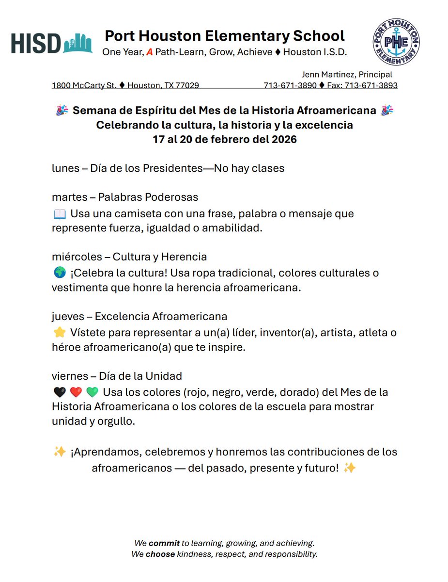 Port Houston ES tweet media