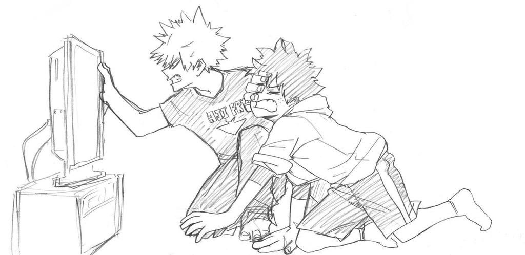 goatedeku's tweet photo. that one friend you “play fight” with for no reason cause it’s just your only excuse for physical contact https://t.co/xmDSsGDq9A