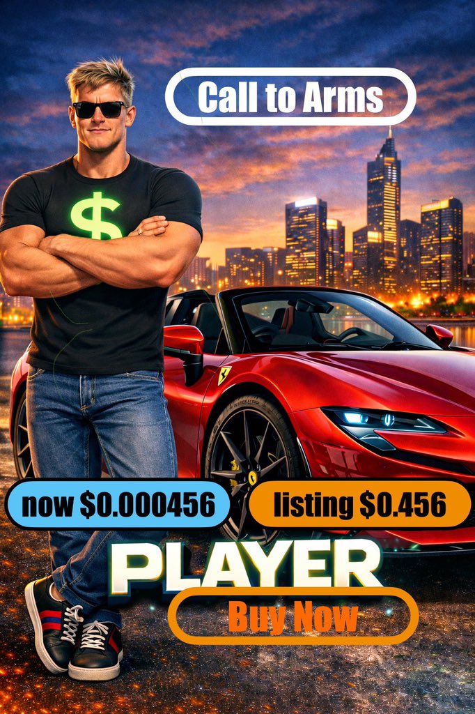 <a href="/player456meme/">$ PLAYER</a> Crypto rewards those who move early and think long-term.

If you want to maximize your profit on $PLAYER and increase your portfolio, now is the right time to get in ⇣

❍ Current Price: $0.000456
❍ Listing Price: $0.456

That’s a 1000x difference between presale and listing