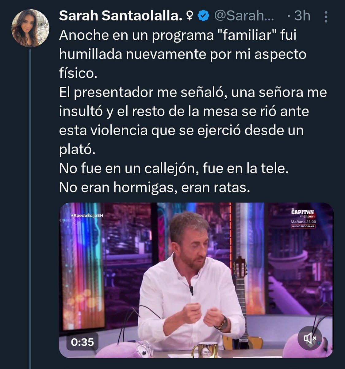 potele_8's tweet photo. @Absolutexe Y se cabrea por qué se meten con su aspecto físico, de la otra mitad ni se molesta 😂 https://t.co/zJWfRDTdSU