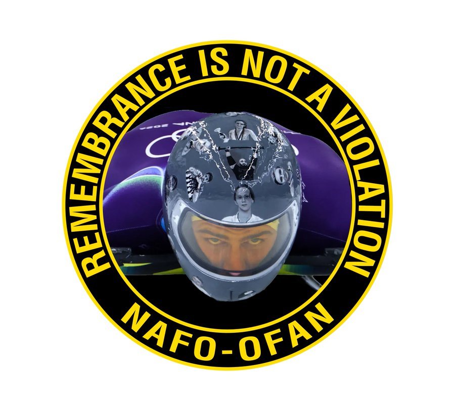 4EverBraveFella's tweet photo. @heraskevych #NAFO Supports you from all over the world! 
Humanity will prevail! 💪🫶 #BeBraveLikeUkranians #BloodyOlympics
#NoRussiansInIOC https://t.co/2FyVojP9JX