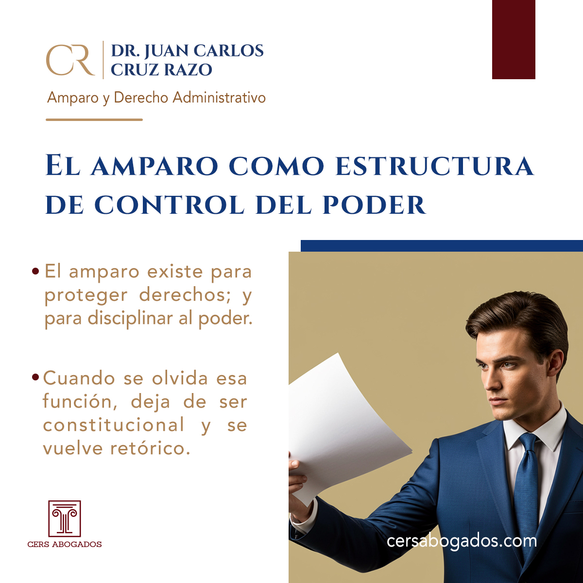 jccruzrazo's tweet photo. El amparo no solo protege derechos.
También disciplina al poder.
Cuando olvidamos esa función, deja de ser constitucional… y se vuelve retórico.
#Amparo #EstadoDeDerecho #ControlDelPoder https://t.co/I0GTXWd8fT