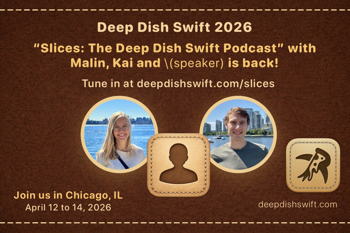 Deep Dish Swift 🍕 2026 tweet media