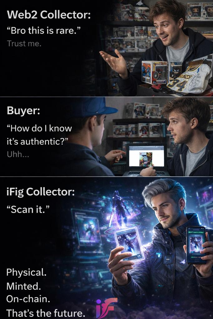 Viktohiconn's tweet photo. Collectibles with vibes ❌
Collectibles with proof ✅
If it’s not on-chain, is it even rare?
#iFig #iFigMeme @iFigNetwork https://t.co/PIAhGthDuv