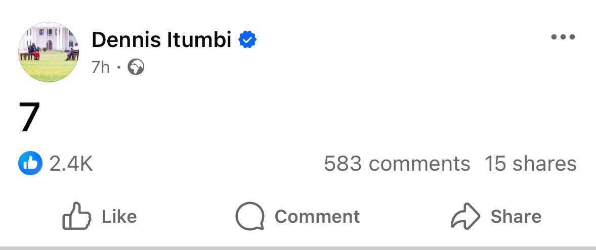 edgarwabwire_'s tweet image. Statehouse cum blogger Dennis Itumbi hints extending term limit from 5 to 7 years on his most recent Facebook post. That’s why the state is fighting hard to make Kenya a one Party state to push for extension of term limit and later scrapping term limits off.

OBSERVE. SEE.
