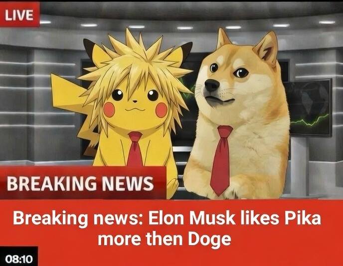 Are there any Dogecoin investors who like Pokémon and Pikachu?

We know @ElonMusk likes <a href="/dogecoin/">Dogecoin</a>, but does he like Pikachu?

Let us know, Dogecoiners. What is your favorite Pokémon? (We hope it’s Pikachu, the OG.)

   $Dogecoin &amp; $pikachu ⚡️