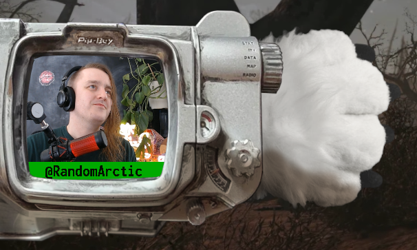 arctic_random's tweet photo. The new webcam overlay I put together for the Fallout 76 streams me and Skye are doing is so Cute!!!

And just in time for us to go liver and visit Pittsburgh in the game.... The closest I have been to Anthrocon! https://t.co/MsHV71nJgJ