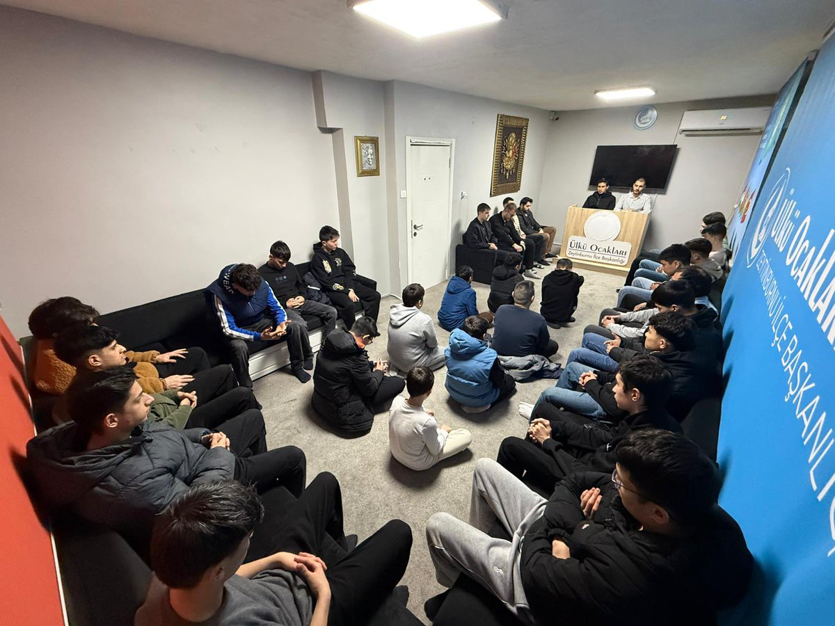 Zeytinburnu Ülkü Ocakları olarak her Perşembe olduğu gibi  ocağımızda Yasin-i Şerif tilavetimizi gerçekleştirdik. 
Allah kabul etsin.

<a href="/Aalparslandogan/">Alparslan DOĞAN</a> 
<a href="/YasinEkiz34/">Yasin Ekiz 🇹🇷</a>