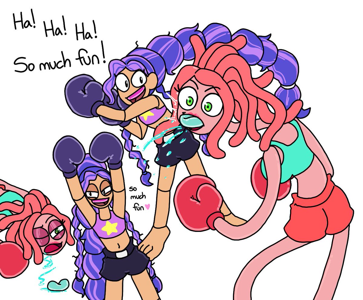 Lily Lovebraids playing with Mommy long legs, she's too much fun
#poppyplaytime