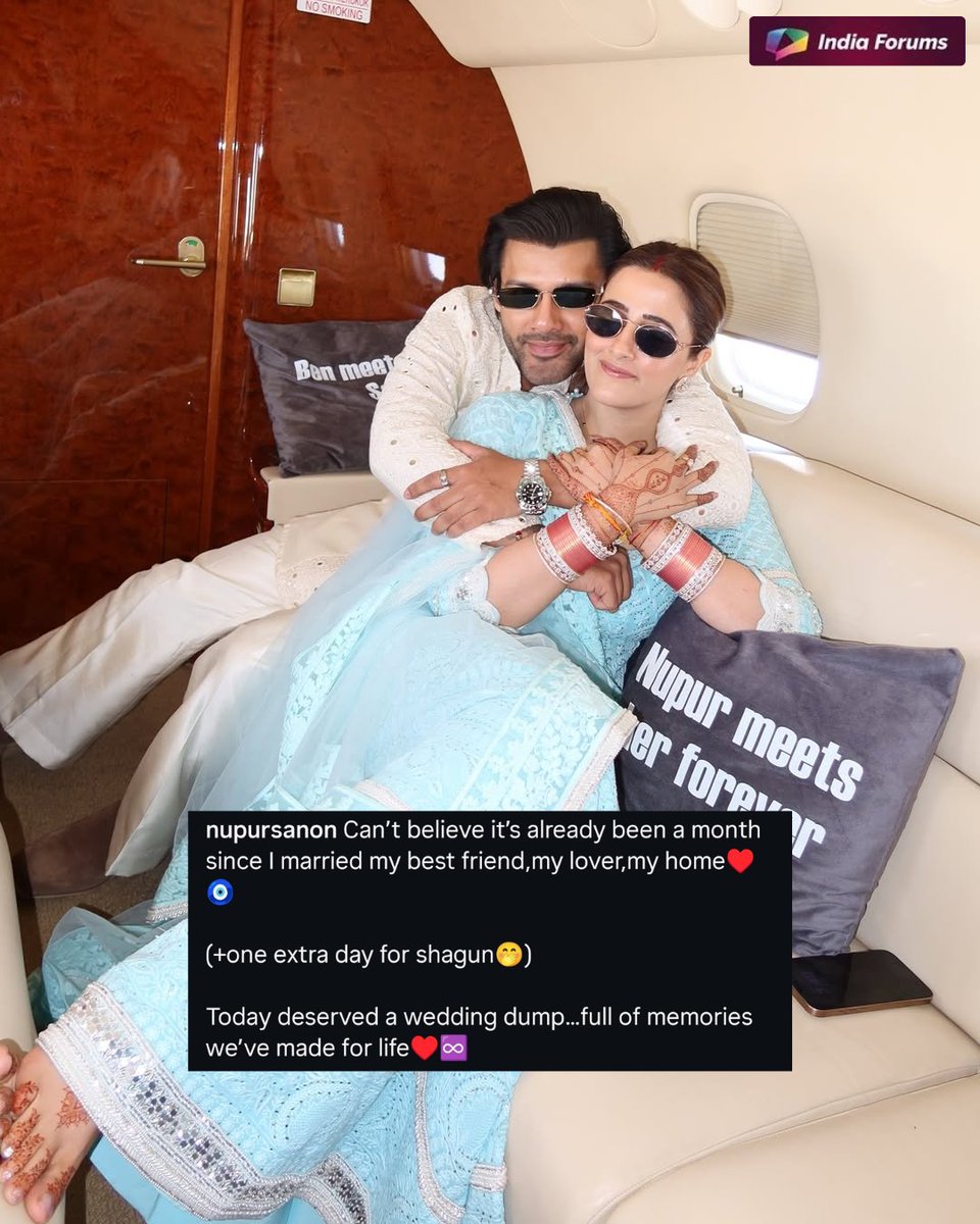 indiaforums's tweet image. One month down, forever to go 💕 
Nupur Sanon and Stebin Ben revisit their wedding memories to celebrate their first month of marriage❤️
.
.
.
#NupurSanon #StebinBen #OneMonthMarriageAnniversary #IF #IndiaForums