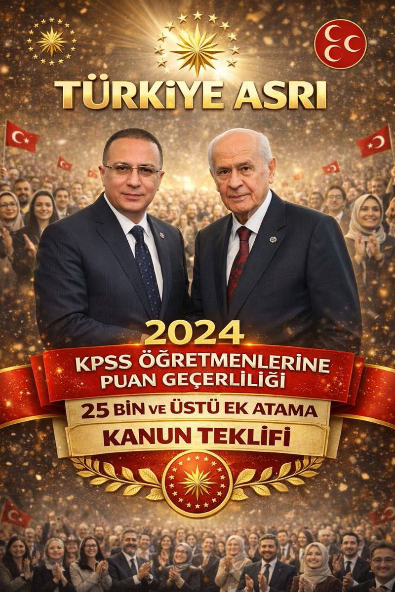 Sayın <a href="/UlviYonter/">Dr.İzzet Ulvi YÖNTER</a> 2024 KPSS için atılacak somut adımları büyük bir heyecanla bekliyoruz. Bir kanun teklifi ile 2026 bütçesinde yer almak istiyoruz. Lütfen taleplerimizi karşılıksız bırakmayın.