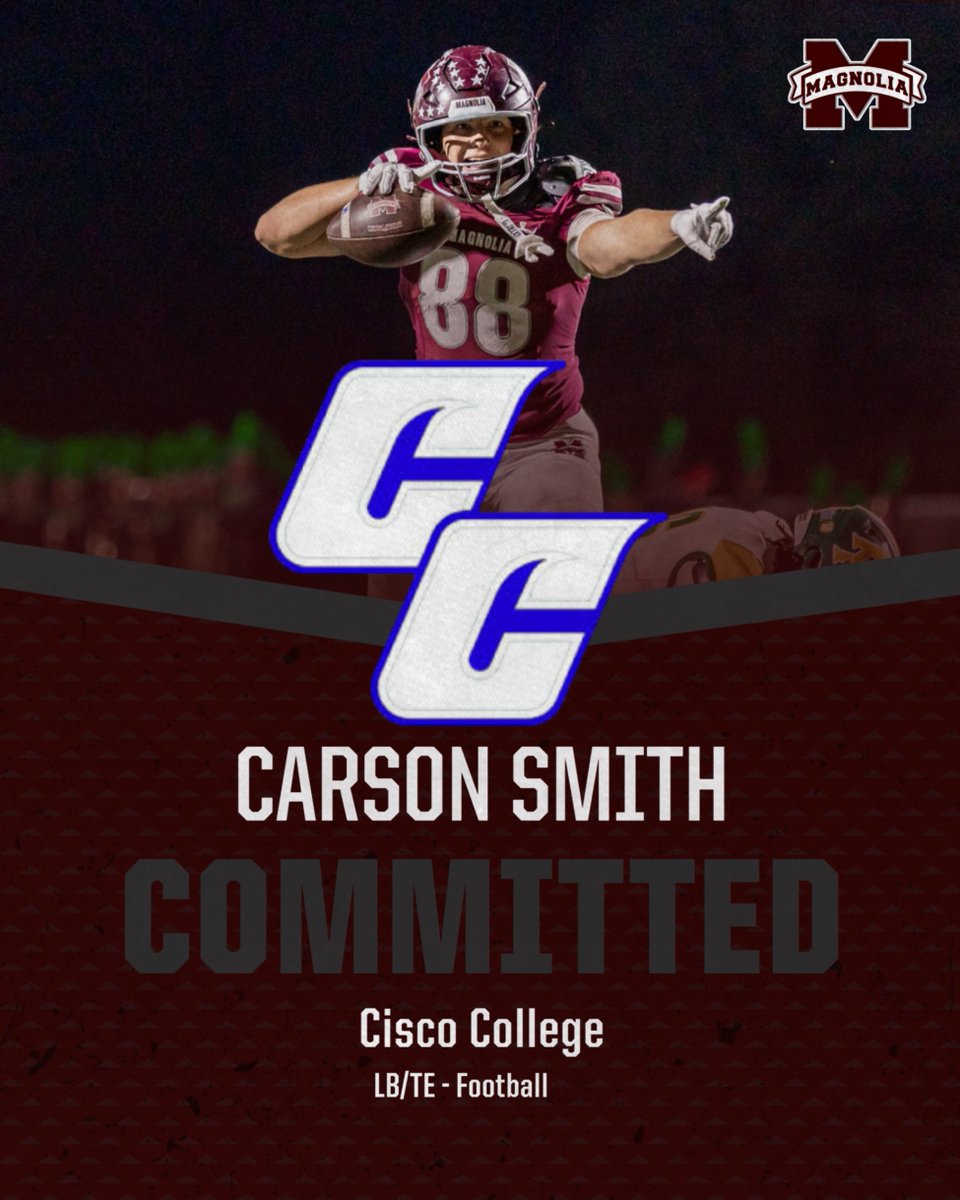 DogFootball's tweet image. Congrats to Aiden and Carson on their commitments to play football at the next level.  Go be great!  We are proud of you!  #BeABulldog @MagISDAthletics @MagnoliaHighTX