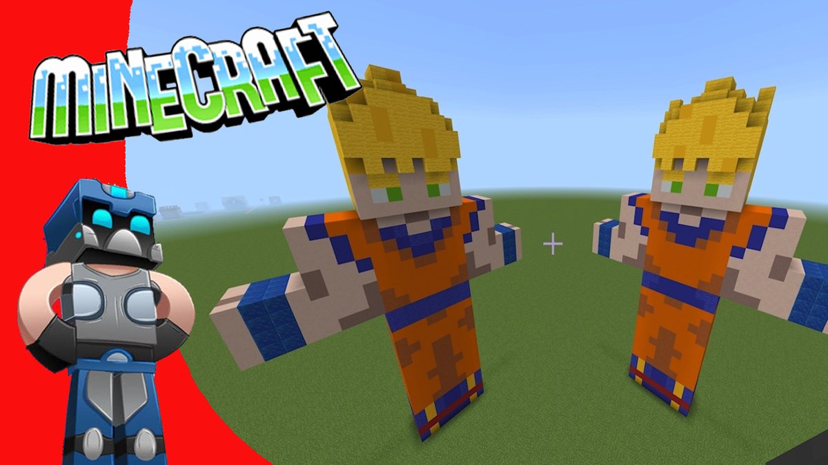 Minecraft: Como hacer Goku super sayayin estatua Tutorial youtu.be/cSQcrIPIRxA?si… a través de <a href="/YouTube/">YouTube</a>