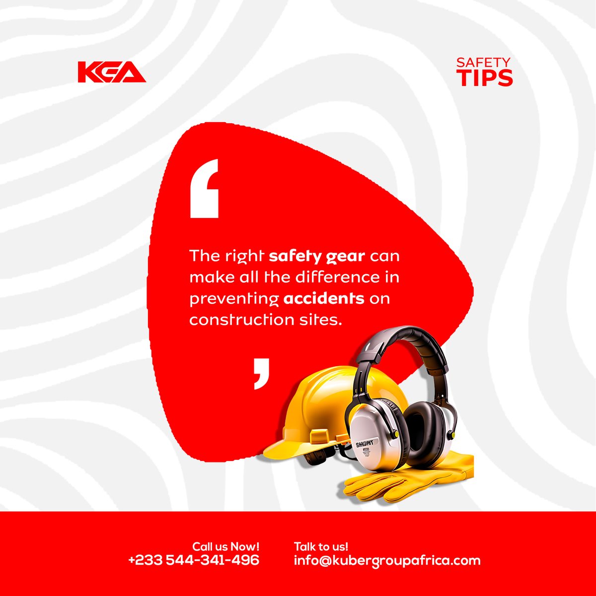 KuberGroupAfric's tweet photo. At Kuber Group Africa, we believe every project starts with a commitment to safety. The right gear isn't a requirement; it’s the ultimate tool for preventing accidents and ensuring the team returns home safely. https://t.co/5YglZz3MMM