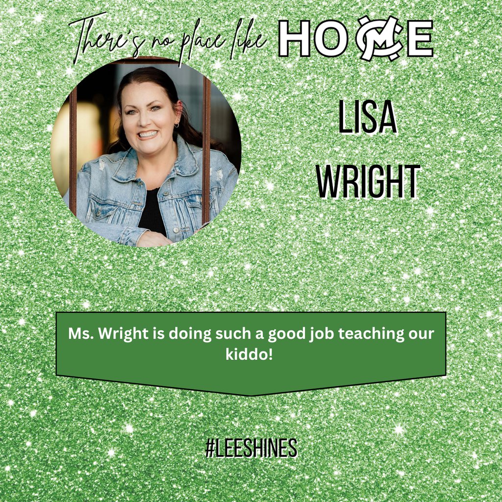 Thank you Ms. Wright for taking care of our kinder kiddos!