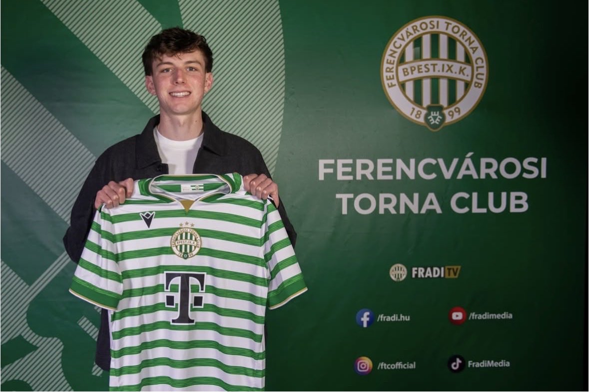 DMVSoccer96's tweet photo. A huge congrats to 19 year old local Griffin Garnett on signing with Hungarian giants @Fradi_HU today 👏🇭🇺#RepDMV

The transfer sets a @USLLeagueOne record with a six-figure fee for the recent U20 @USYNT call up - Griffin developed locally  with @RichmondUtd &amp; @RichmondKickers 🤩 https://t.co/xRzaqktad9