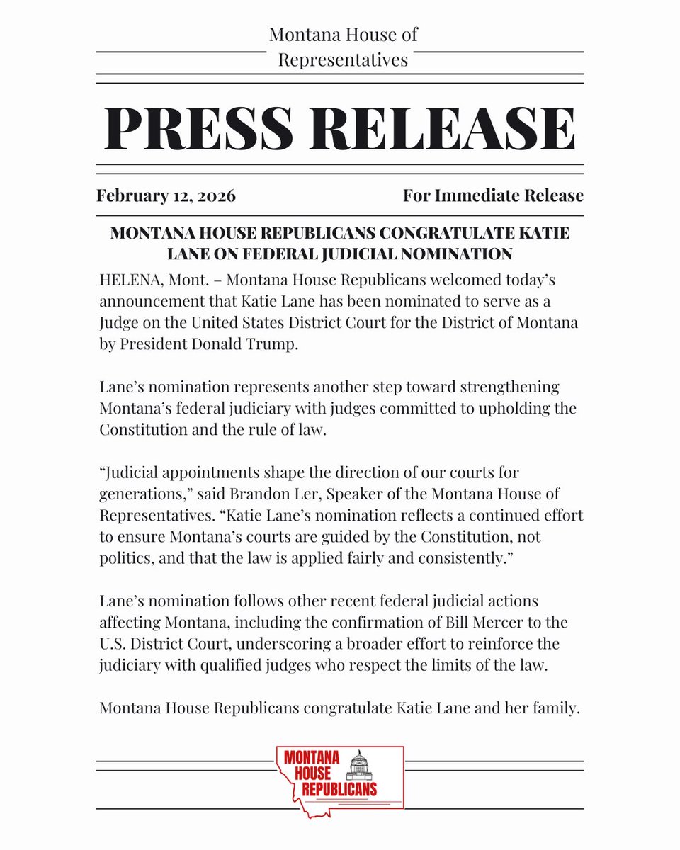 Montana House Republicans tweet media