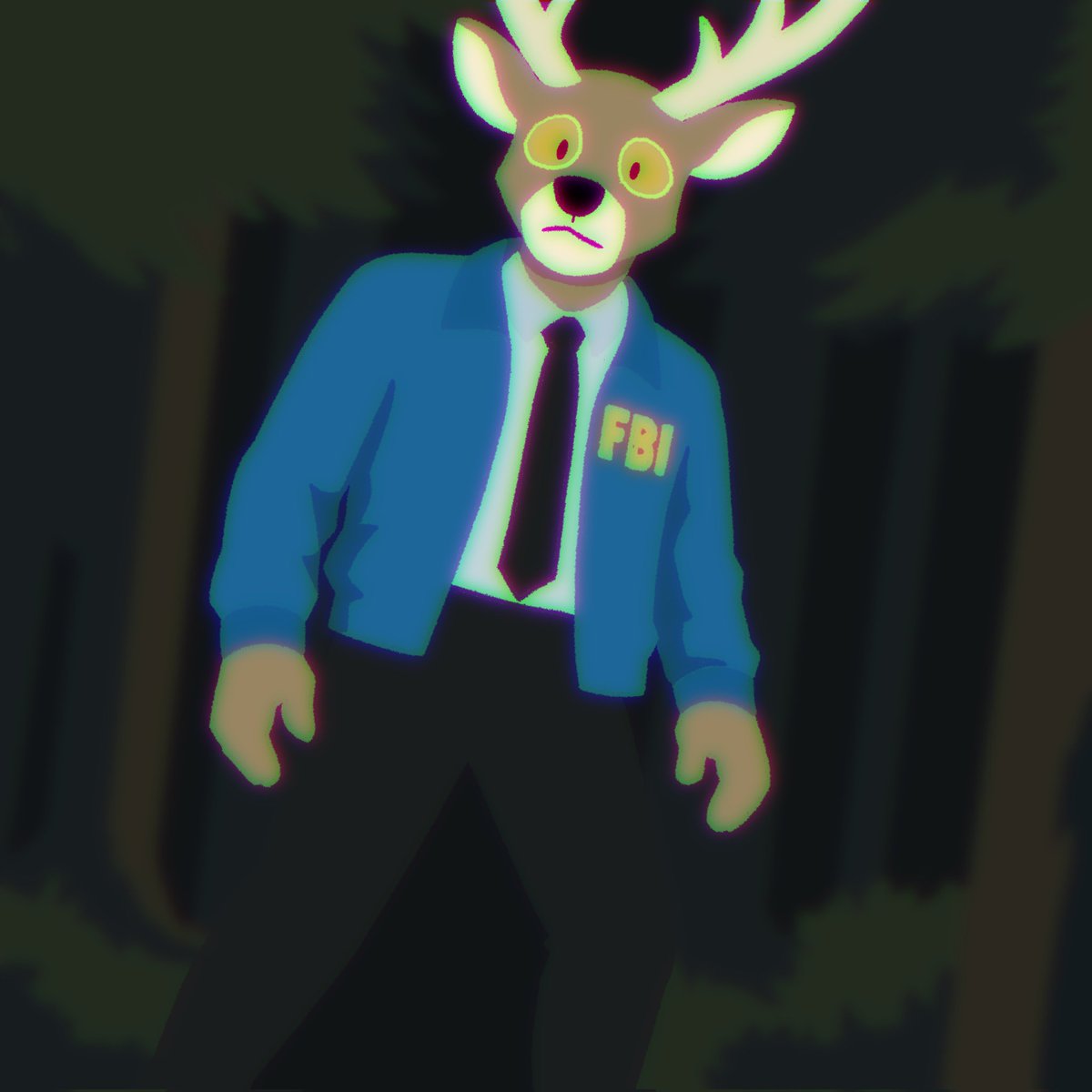 like a deer in headlights