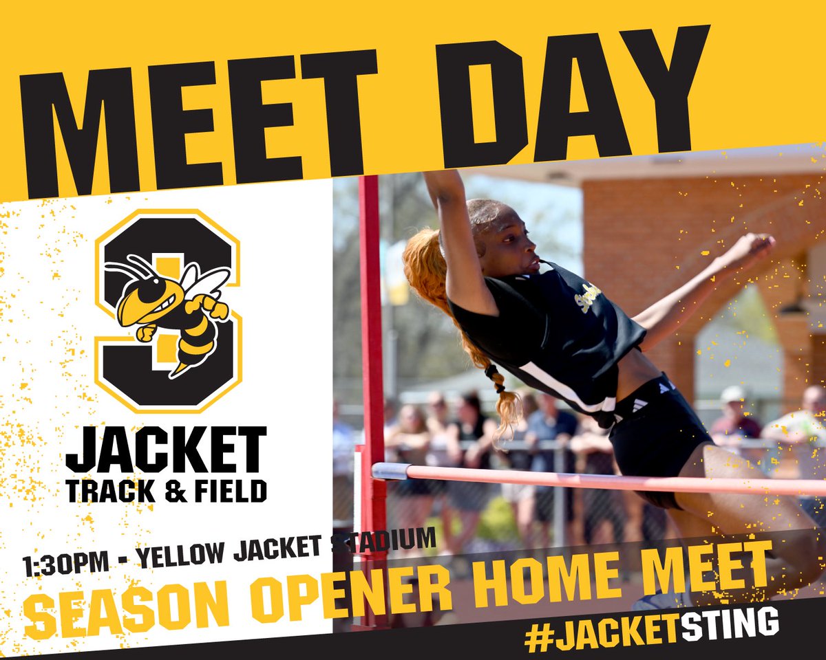 It’s the season opener! Track &amp; Field begins the season today at Yellow Jacket Stadium!

#JacketSting