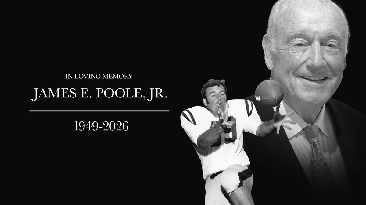 Ole Miss Hall of Famer James "Jim" Poole Jr. Passes Away

James E. “Jim” Poole, Jr., 76, an Ole Miss M-Club Hall of Famer and three-year football letterman, passed away Sunday in Jackson, Mississippi.

thelocalvoice.net/oxford/ole-mis…