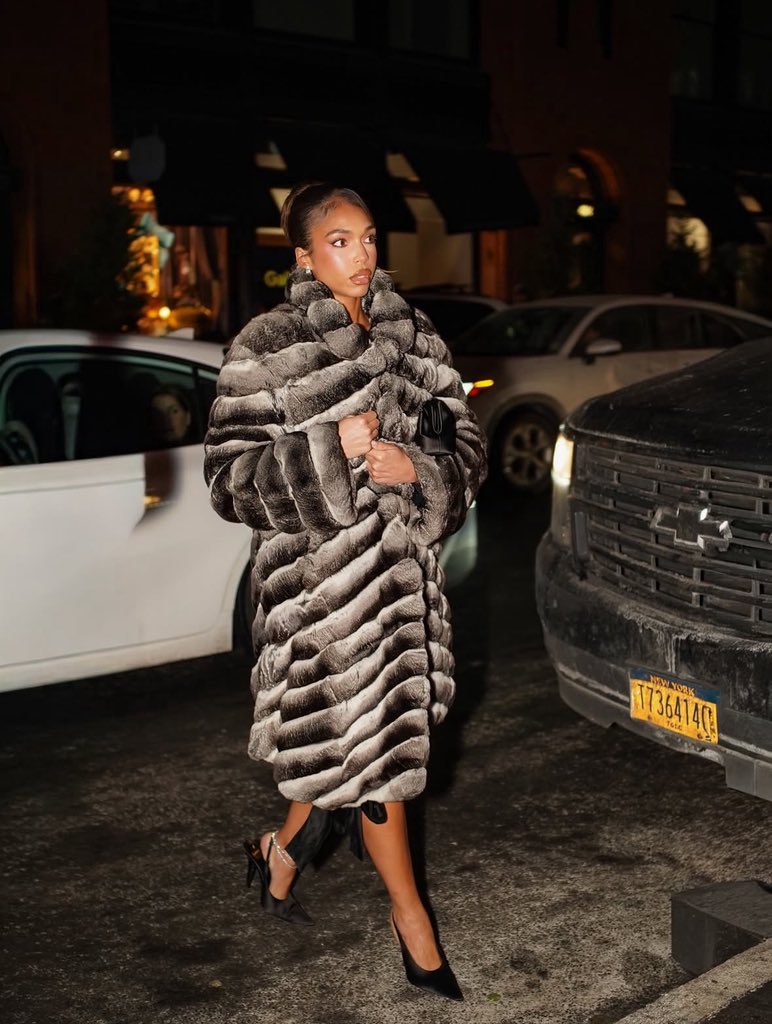 Lori Harvey in NYC for YSL 🔥