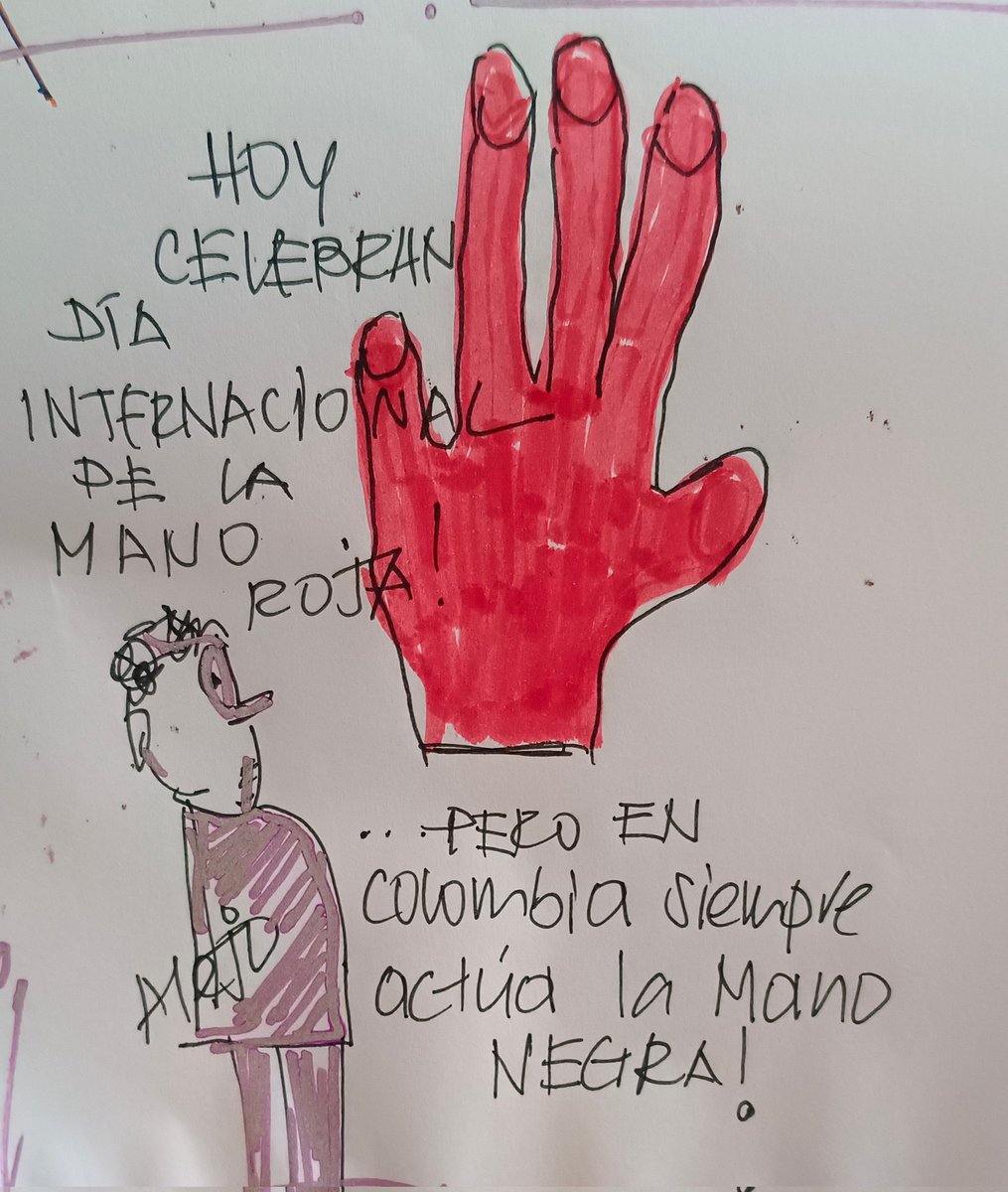 ¿ La mano roja ?