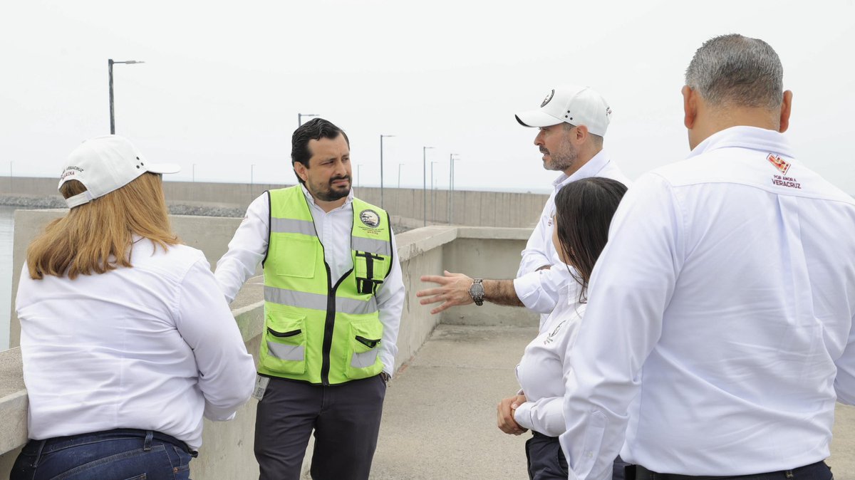 Nuestro Director, <a href="/PoloDeschamps/">Polo Deschamps</a> y parte del equipo API, en recorrido por las zonas de actividades logísticas del Puerto de Veracruz.