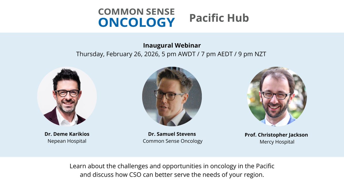 Common Sense Oncology tweet media