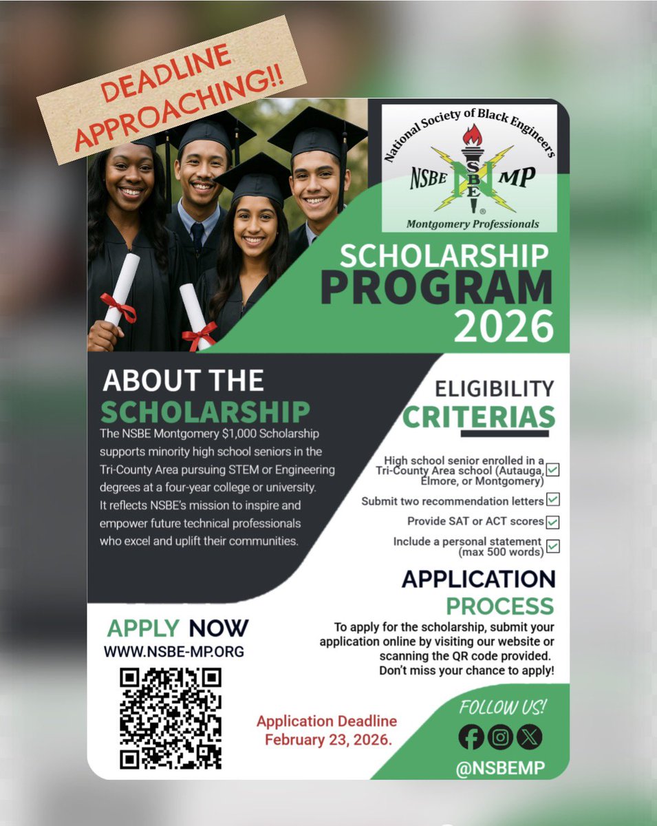 NSBE Montgomery tweet media