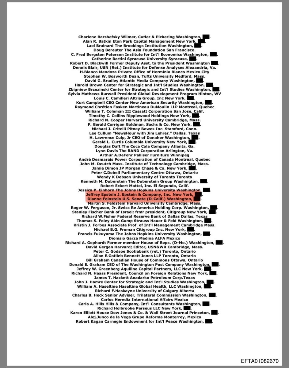 ⚡️#BREAKING Latest Epstein files appear to list Illuminati Families and Associates, claiming Jeffery Epstein was a member of the Illuminati North American Group