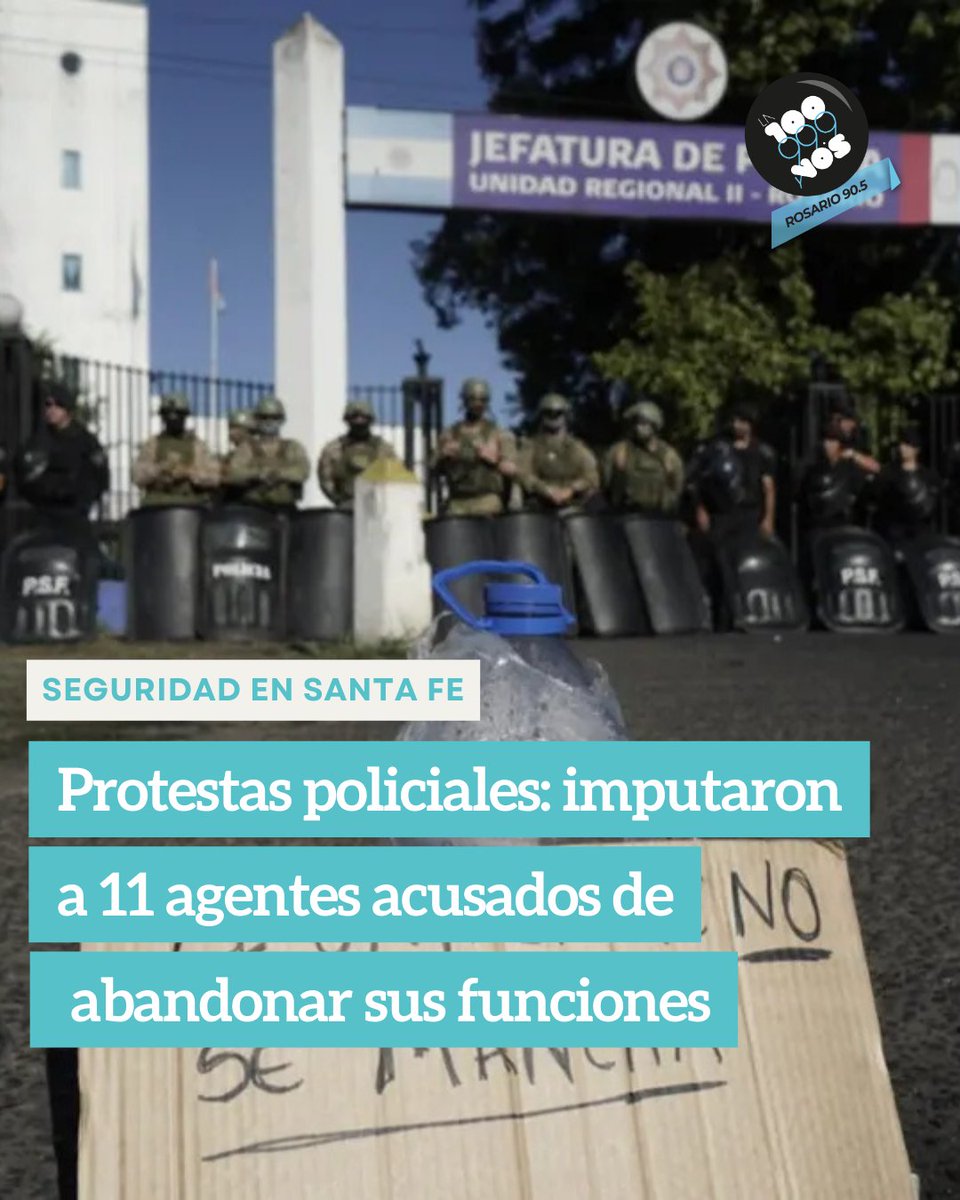 🚓 La audiencia se llevó a cabo este jueves por la mañana, luego del cese de la movilización frente a Jefatura. Los efectivos del Comando Radioeléctrico y la Brigada Motorizada están en libertad.