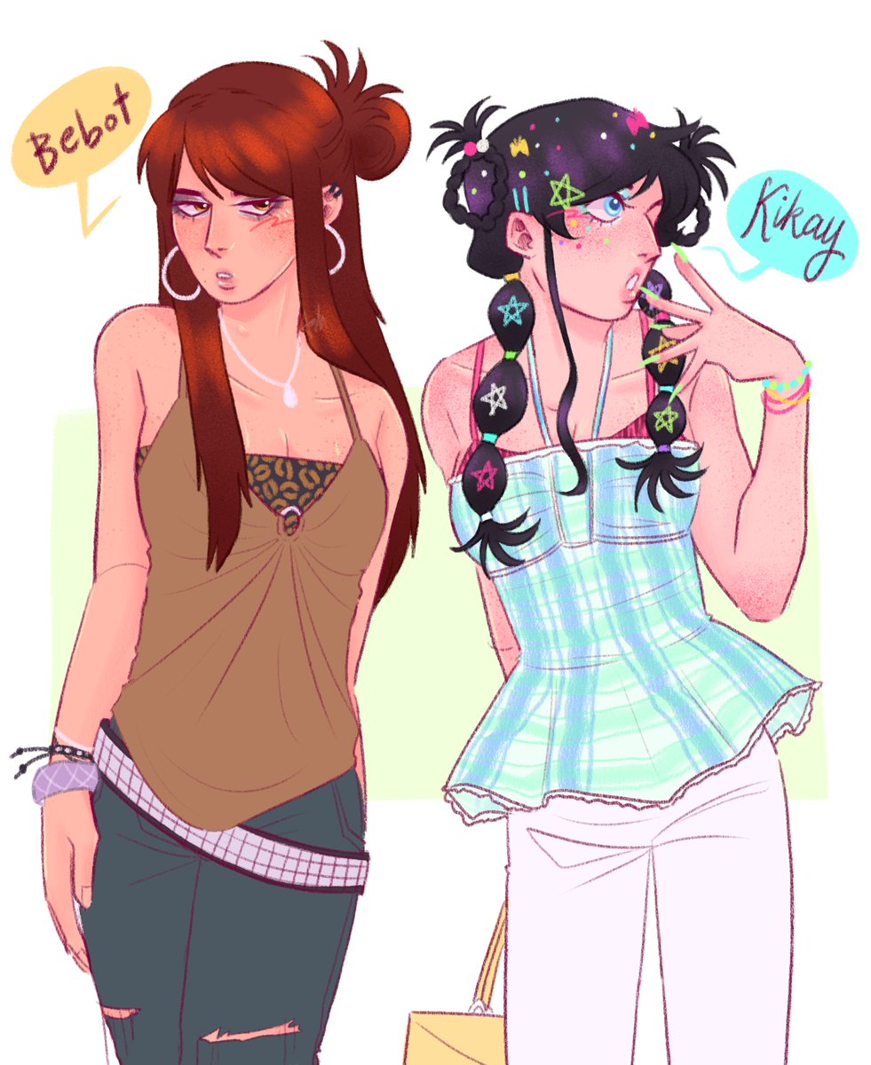 starwbny's tweet image. 2009 dnp except i turned them into bebot and kikay lesbians #phyuri