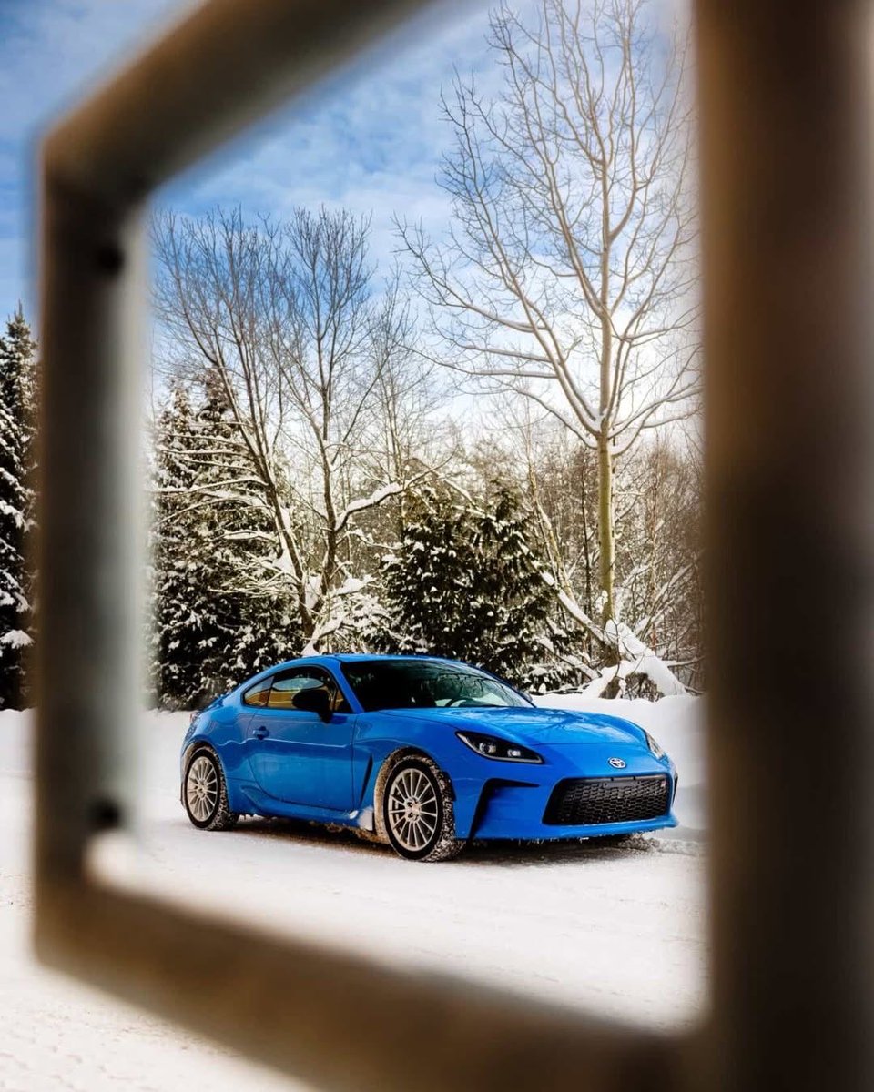 GR86 just looks epic in the winter doesn’t it 😎 what a shot! ❄️ 

This shot was taken by @ matmanshoots (on Instagram)  

#gr86 #toyotagr86 #neptuneblue