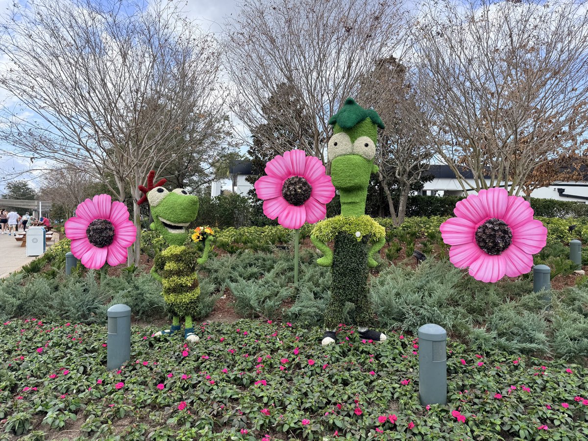 laughingplace's tweet photo. Ferb, I know what we’re doing this spring! #waltdisneyworld #epcotinbloom https://t.co/KmrwelrtFs