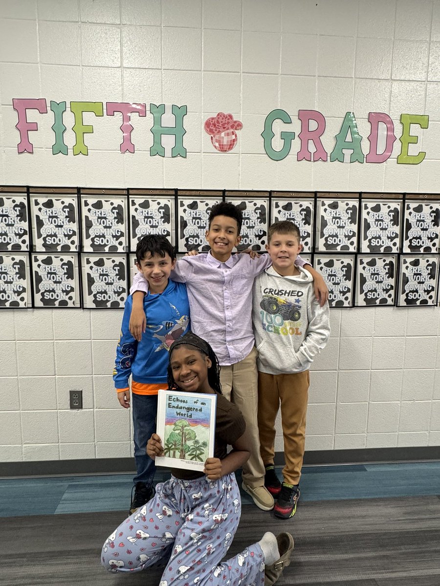 So proud of my students for their work on our Rainforest class book 🌎🐸
Research, writing, creativity, and teamwork all coming together to tell powerful stories about ecosystems that matter. These kids understood the assignment. 💚✏️ <a href="/KEDCGrants/">KEDC Grants</a> <a href="/passport2lead/">Passports2Learning</a> <a href="/RodburnElem/">Rodburn Elementary</a>