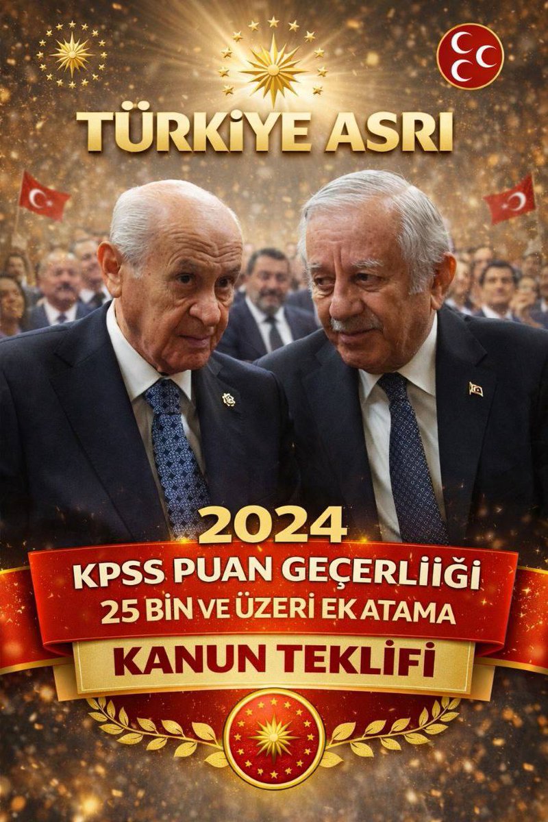 Sayın Vekilim,
2024 KPSS ile ek atama bekleyen öğretmenler olarak, sürecin başından beri bizleri yalnız bırakmayan Sayın Devlet Bahçeli <a href="/dbdevletbahceli/">Devlet Bahçeli</a> ve MHP’nin güçlü desteği sayesinde ilk kez bu kadar anlaşılmış hissediyoruz. Okullarda 100 bine yakın ücretli öğretmen