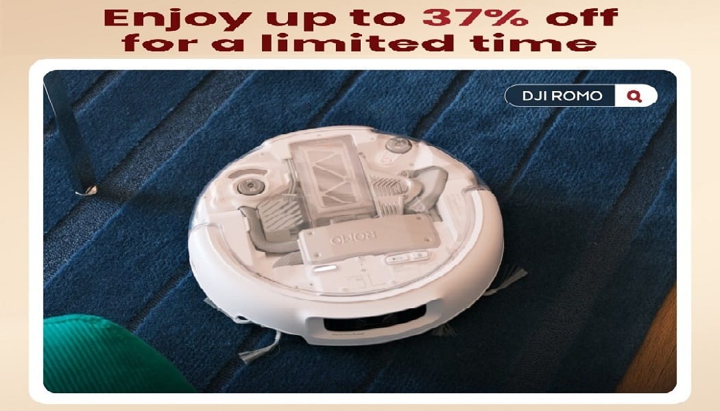 WilayahMy's tweet image. DJI Rolls Out Major ROMO Promotion, Offering Up to 37% Off Robot Vacuum dlvr.it/TQwXXG #DJI #RobotVacuum #HomeAutomation #SmartHome #Promotions