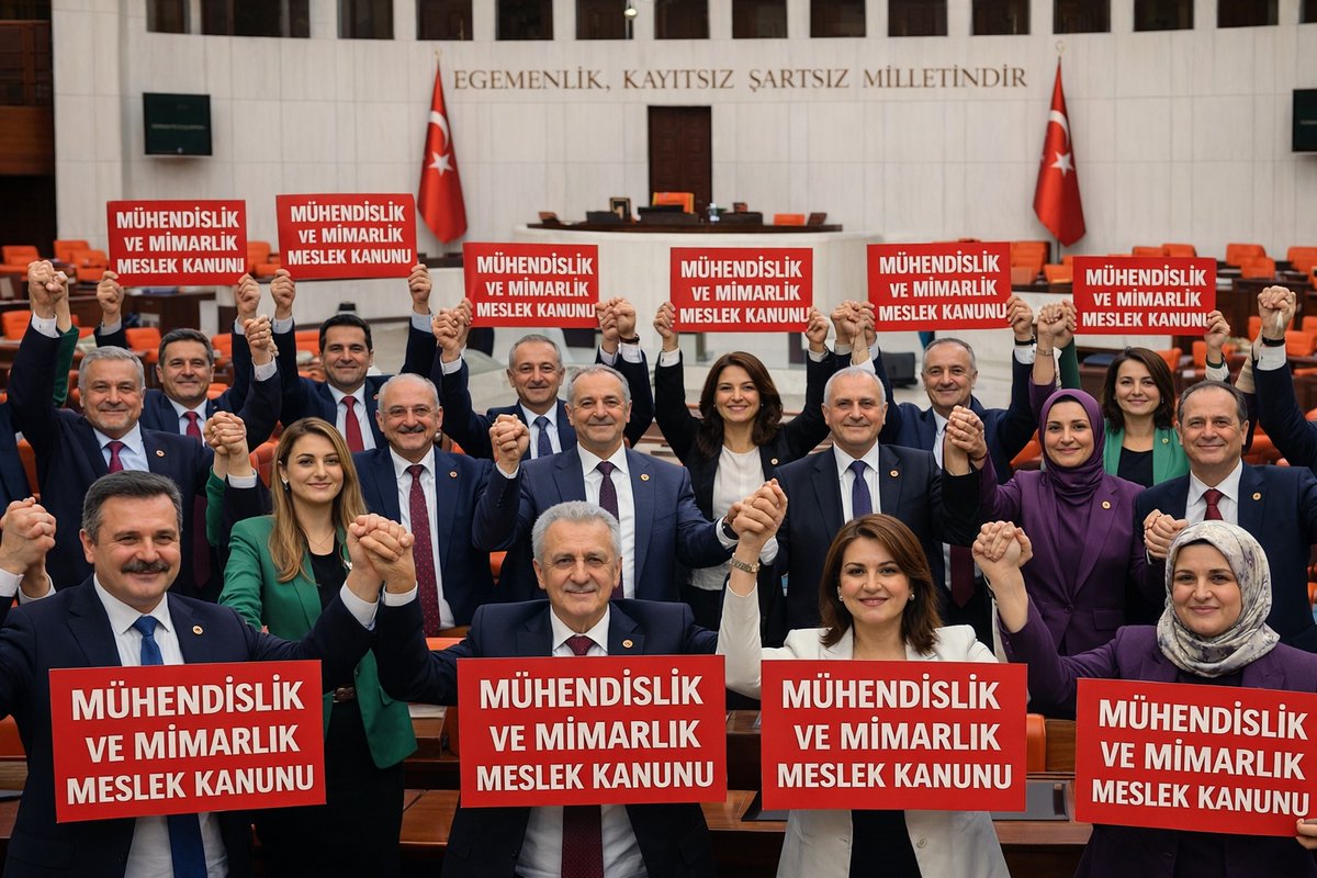 #MühendislikMeslekKanunu
2023 yılından beri mecliste komisyonda bekleyen Mühendis Mimar ve Şehir Plancısına ait kanunu neden gören yok.