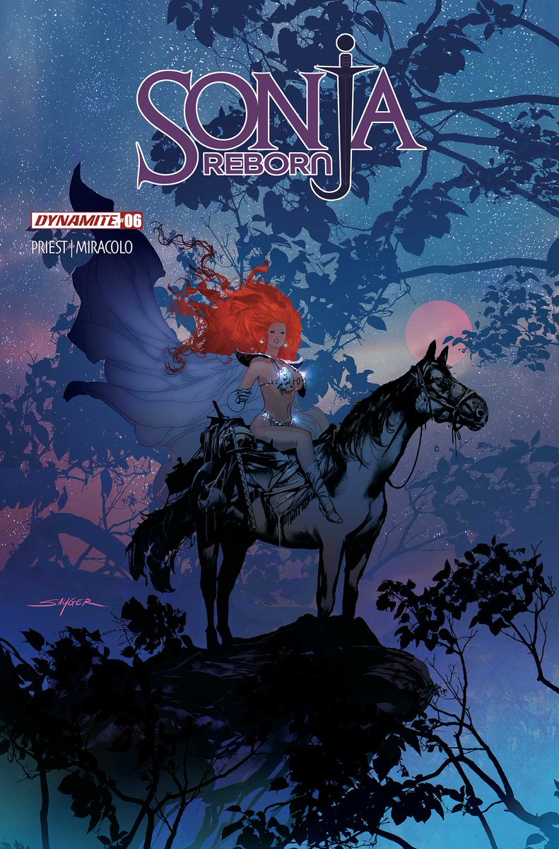 DynamiteComics's tweet photo. Monday is the Final Order Cutoff for Sonja Reborn #6 from Christopher Priest, Alessandro Miracolo and Raffaele Semeraro. Look for the cover by Stuart Sayger. Also available in Virgin.
#redsonja #christopherpriest #alessandromiracolo #raffaelesemeraro #stuartsayger
https://t.co/b7hCp9dXCB